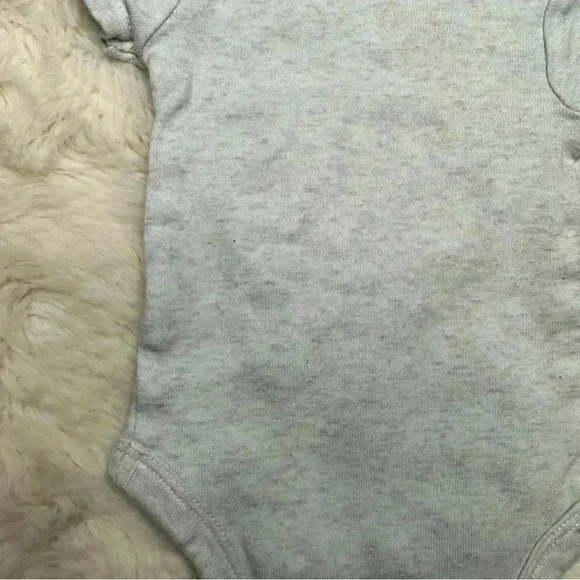 Gerber Onesie Diaper Shirt  Grey Camping Animals Tent Size Newborn - Picture 11 of 16